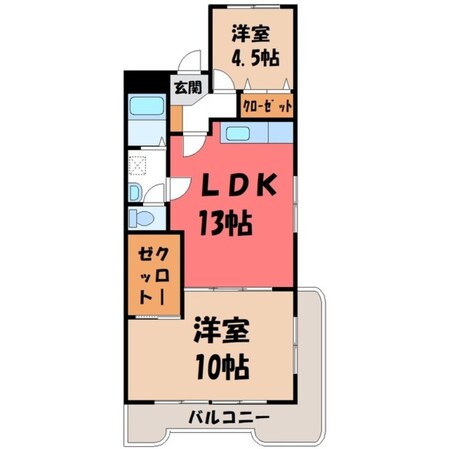 サンワマンションの物件間取画像